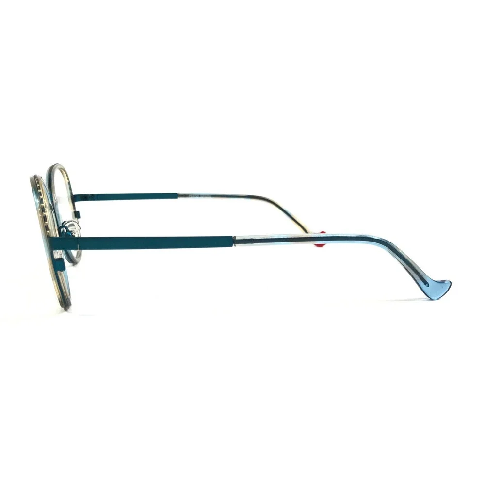 BOZ by J.F. Rey Eyeglasses Frames MADONA 2050 Blue Light Gold Tortoise 51-18-140